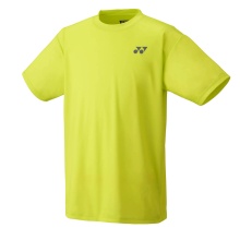 Yonex Trainings-Tshirt Practice Small Logo YM0045 (100% Polyester) 2024 limegelb Herren